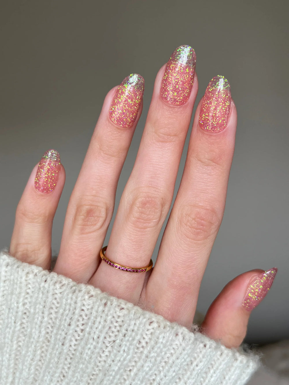 Rose Sparkle en la mano