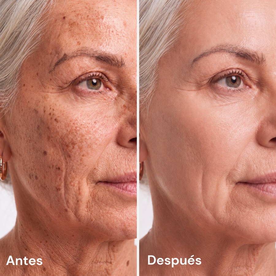 4. Atenúa las manchas oscuras y las cicatrices antiguas