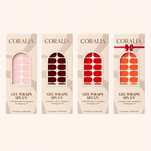 Pack Gel Wraps sin UV — 3+1 gratis