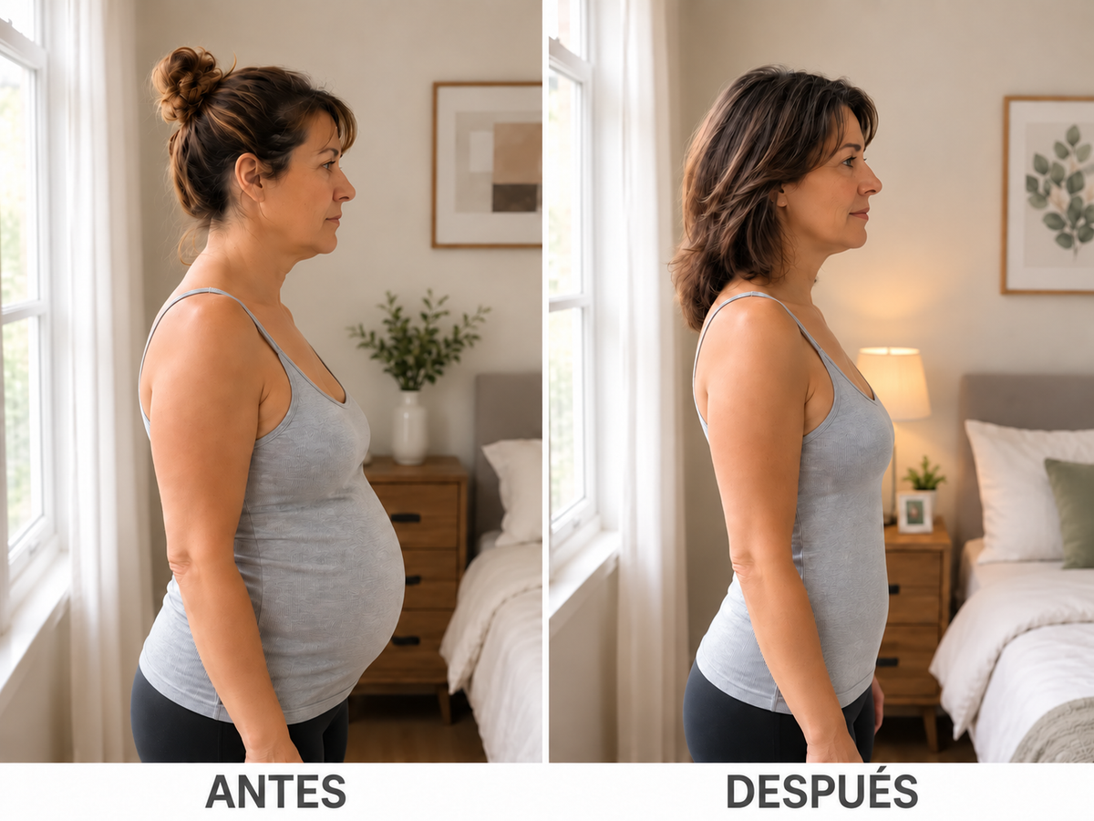 Comparativa antes y después