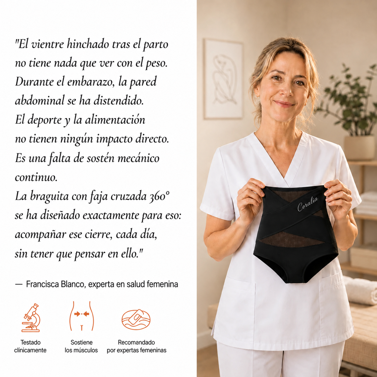 Braguita Moldeadora con Faja Cruzada 360° — 5